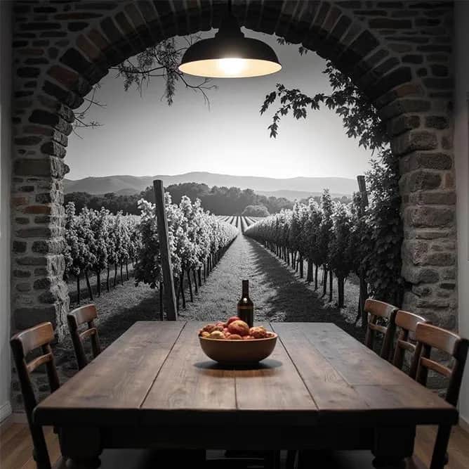 Jak ozdobić ścianę w kuchni przy stole, by uniknąć nudy i chaosu